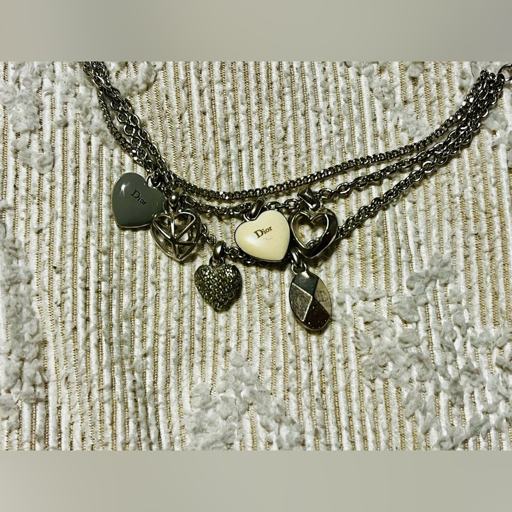 Authentic Christian Dior Necklace, Bracelet, and Cosmetics Pouch - Picture 8 of 9